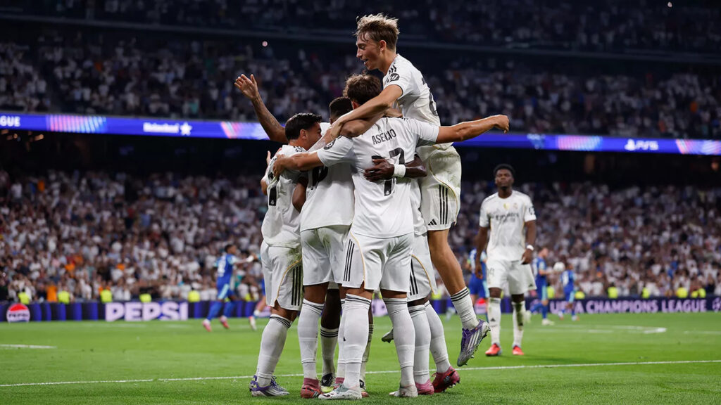 Après sa victoire contre Marseille, le Real Madrid devient le premier club à...