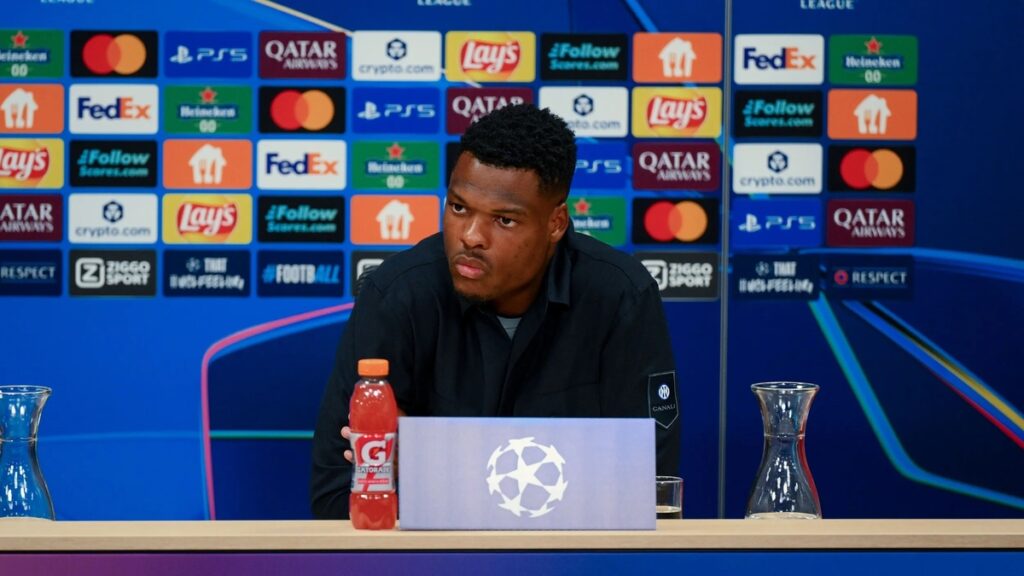 Denzel Dumfries Nous sommes un grand club et nous sommes prêts à.…
