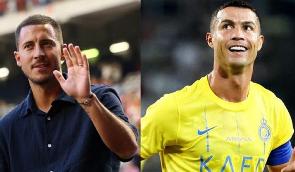 Eden Hazard Cristiano Ronaldo