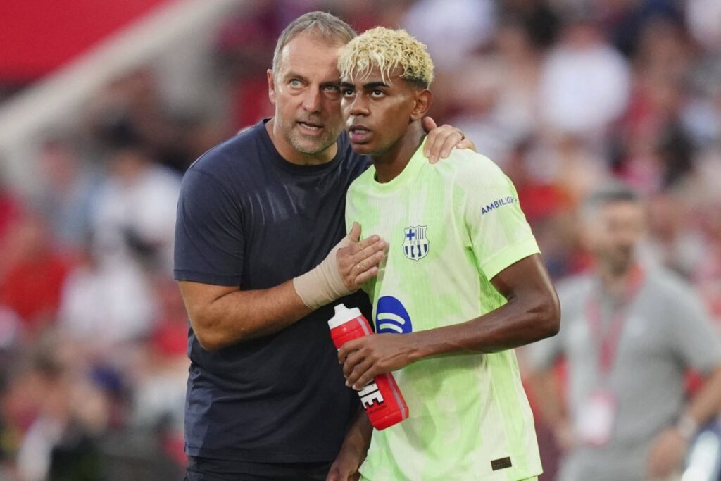 FC Barcelone Lamine Yamal Hansi Flick sélection espagnole