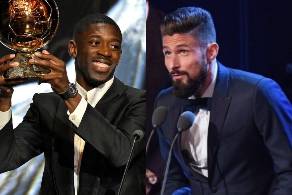 Olivier Giroud sur le nouveau Ballon d’Or “Dembélé à le talent, mais il…”