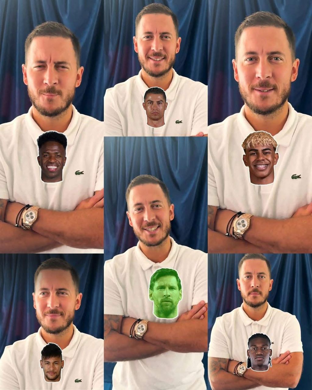 Eden Hazard Cristiano Ronaldo