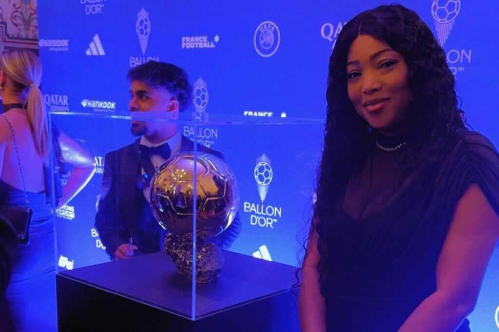 Zeinab Bancé fait son apparition à la cérémonie du Ballon d’Or 2025