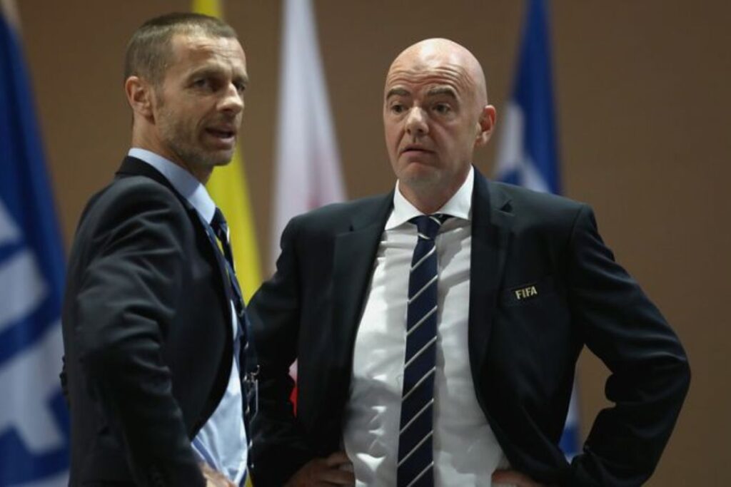 FIFA UEFA pays compétitions internationales