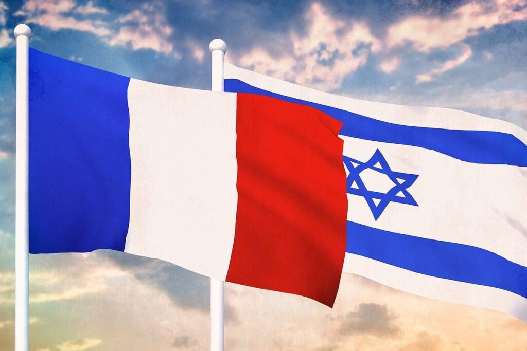 ‎Israël président français Emmanuel Macron