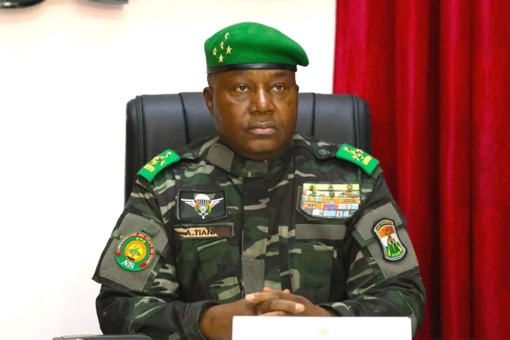 ‎Niger général Tiani visite pays