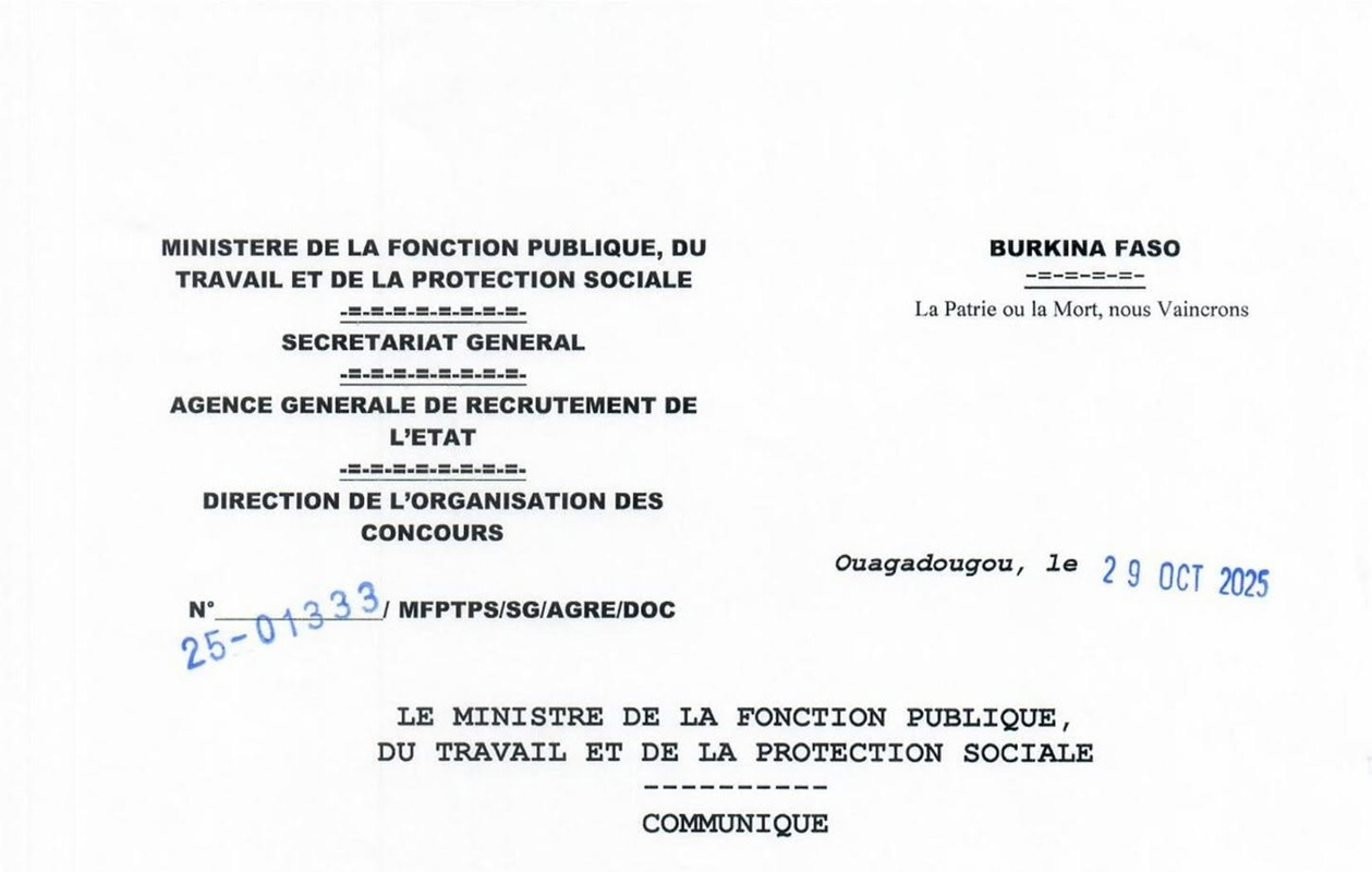 Burkina Faso un candidat recalé pour limite d'âge