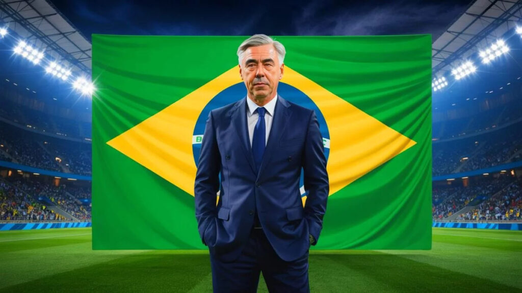 Carlo Ancelotti prêt à entrer dans l'histoire de la Coupe du monde avec le Brésil