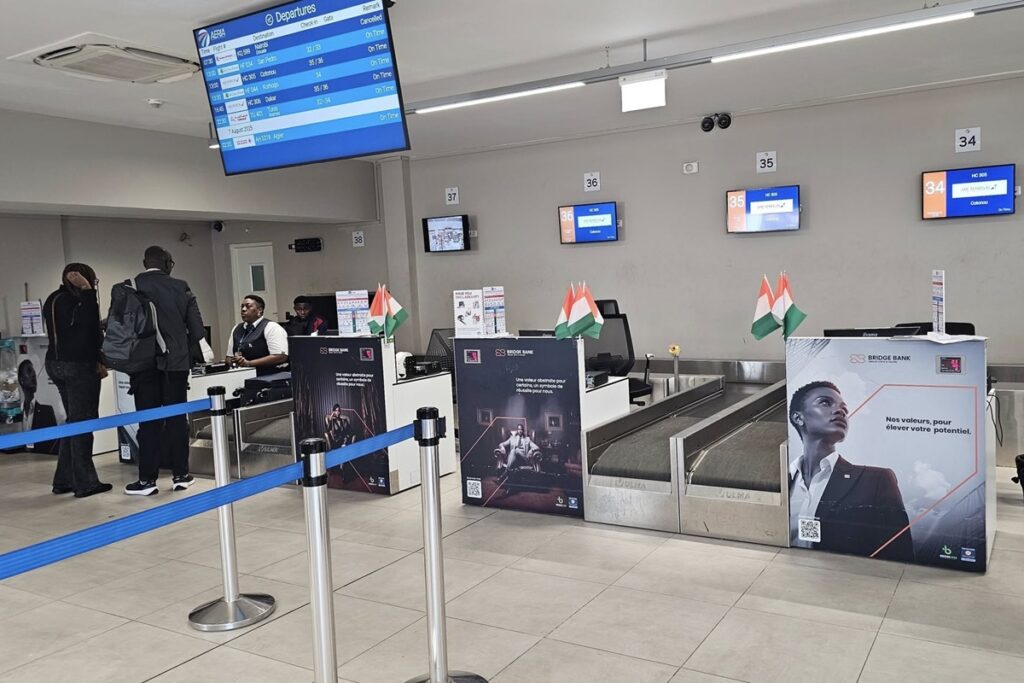 Côte d'Ivoire AERIA dément qu’une seule chaîne étrangère soit autorisée à l’aéroport
