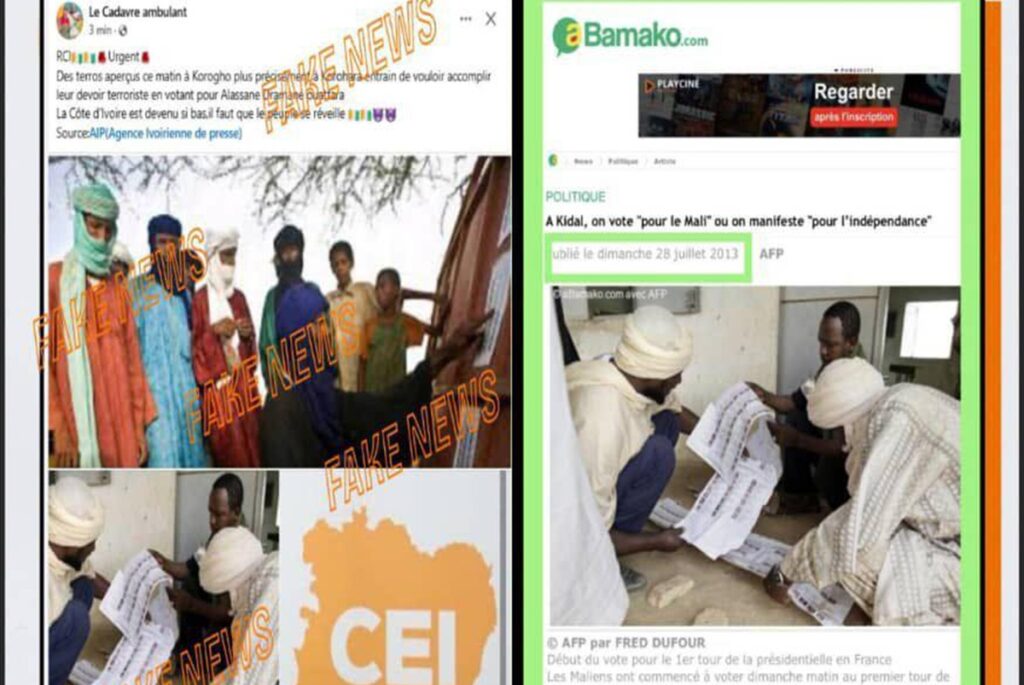 Côte d’Ivoire voici les fake news répandues autour de l’élection présidentielle