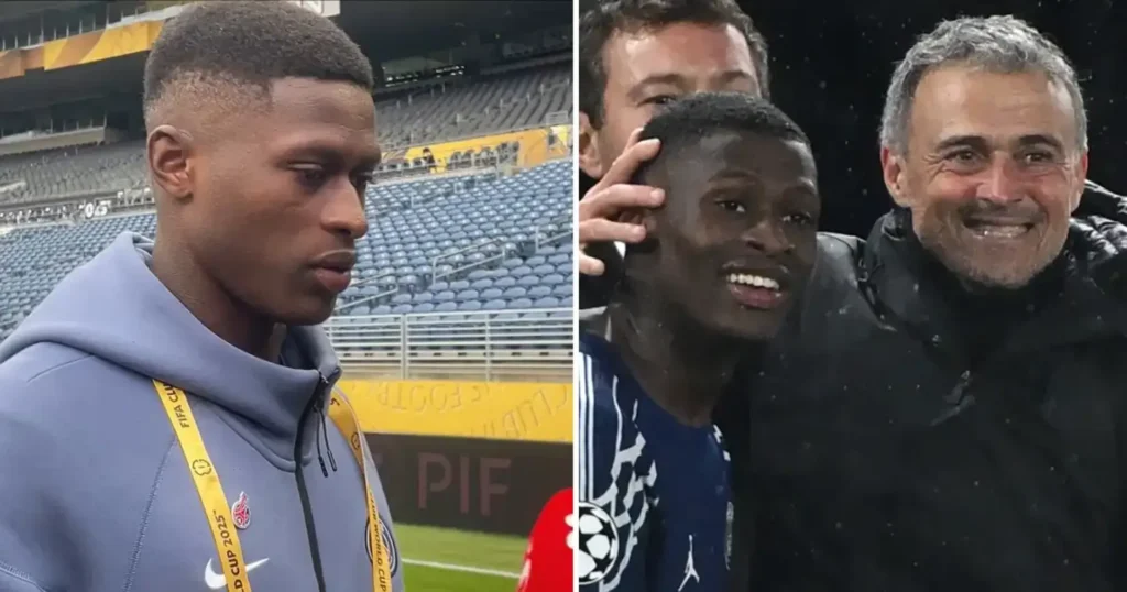 Nuno Mendes Luis Enrique