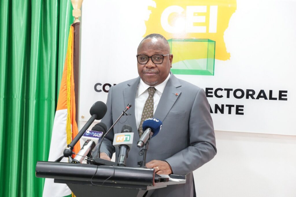 Présidentielle Côte d’Ivoire la CEI se démêle des résultats affichés par un média