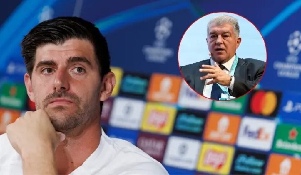 Thibaut Courtois Joan Laporta