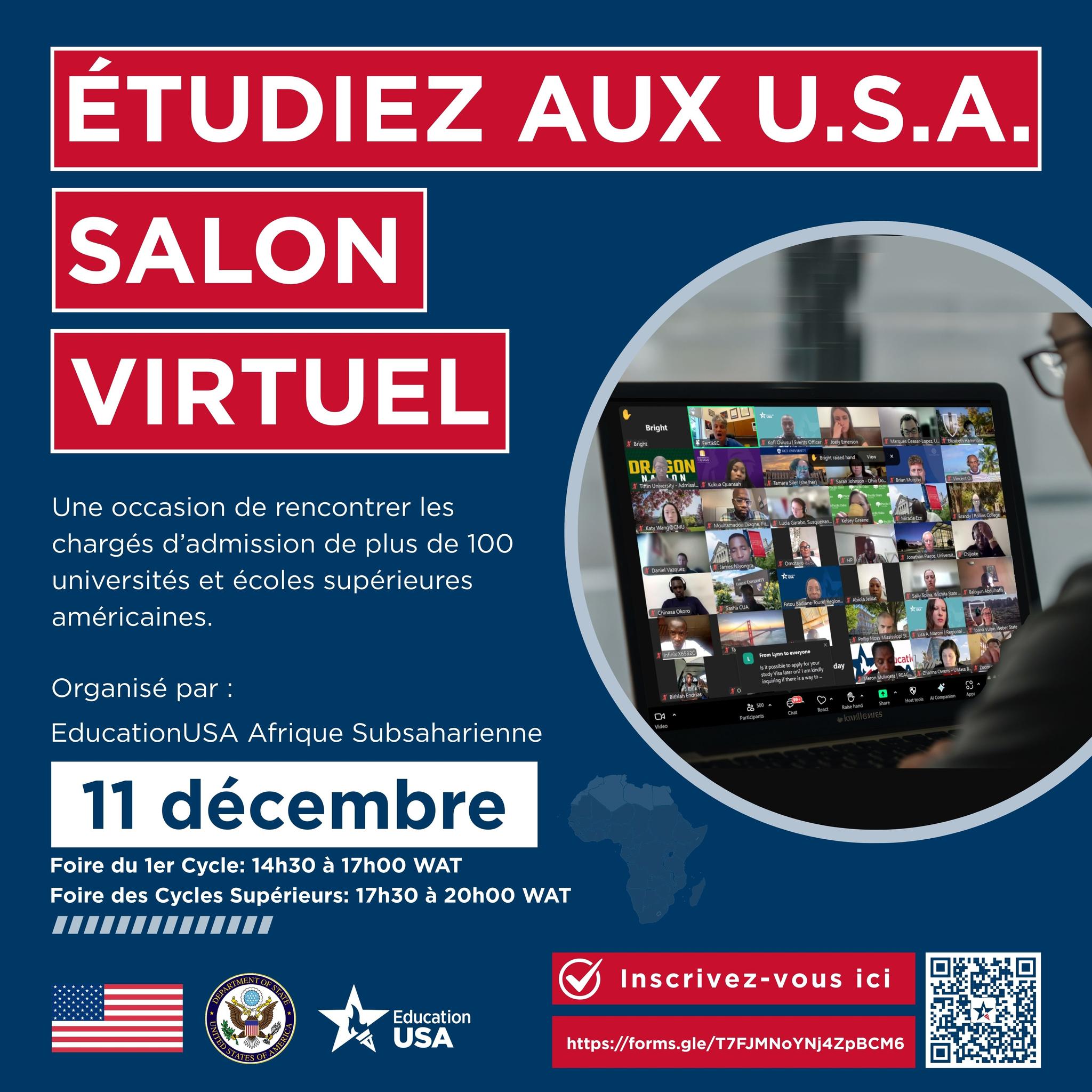 Étudier aux USA : plus de 100 universités américaines ouvrent leurs portes aux Togolais