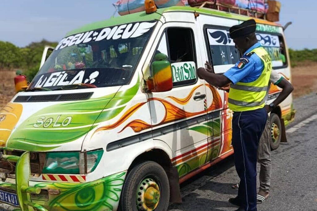 Côte d'Ivoire la police annonce une opération musclée sur les routes à partir de décembre