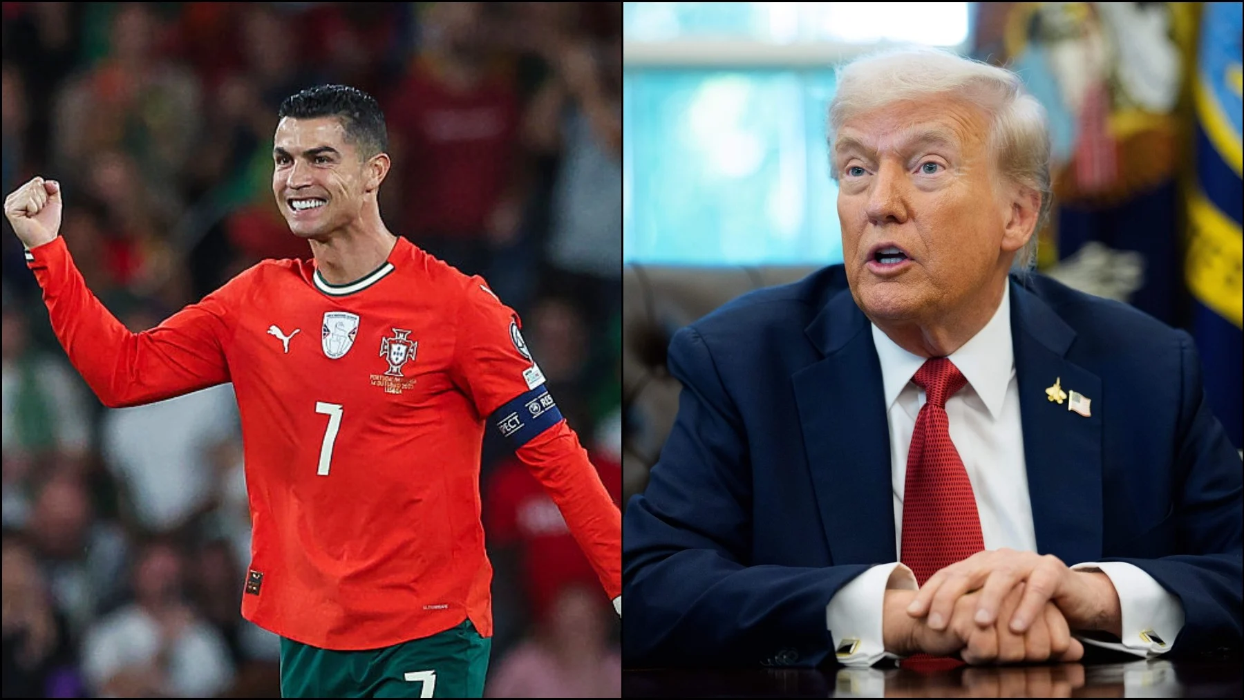 Cristiano Ronaldo : Donald Trump qualifie la star portugaise de..