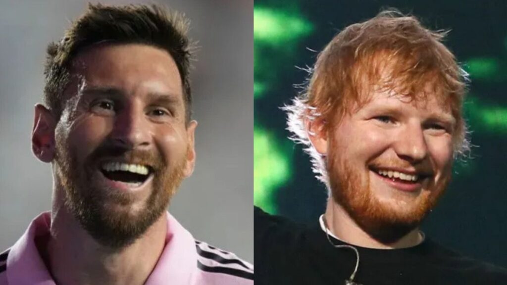 Ed Sheeran Lionel Messi