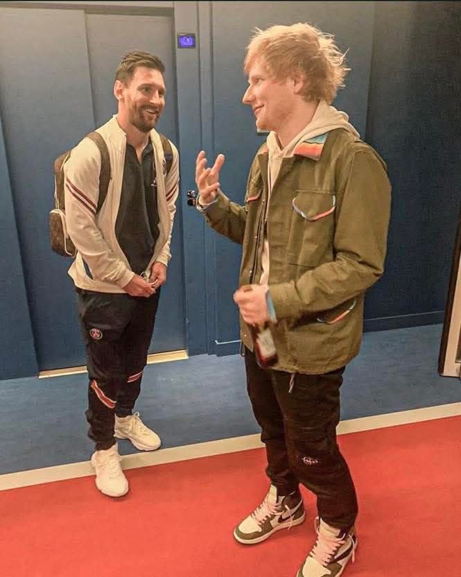 Ed Sheeran Lionel Messi