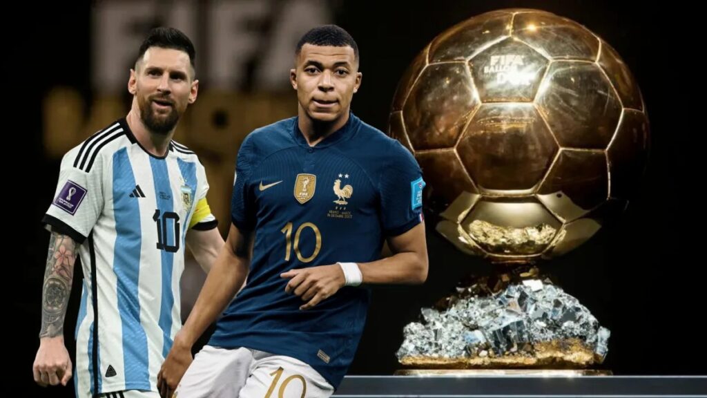 Kylian Mbappé Lionel Messi Ballon d'Or 2023