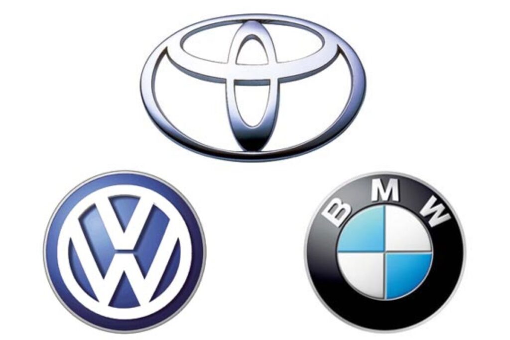 automobile mondiale Toyota Volkswagen BMW