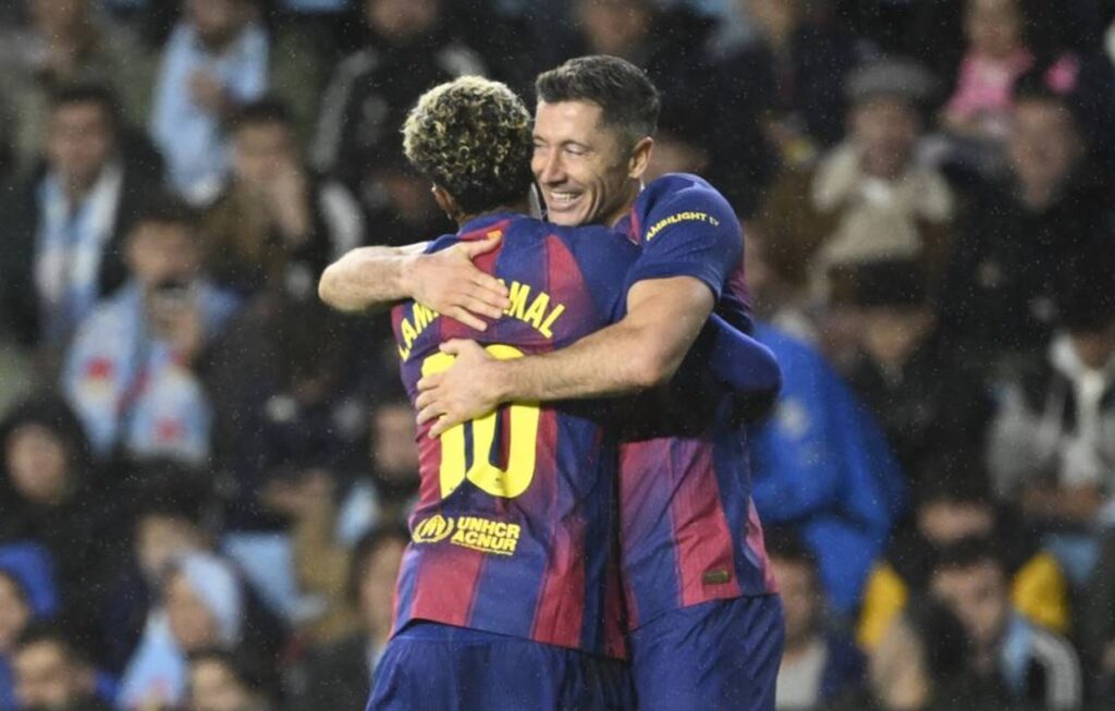 Liga le Barça revient sur le Real, retour gagnant pour Lewandowski