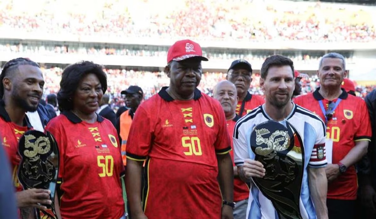 Lionel Messi Angola João Lourenço