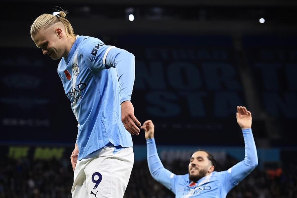 Premier League Erling Haaland impressionne et envoie Manchester City loin