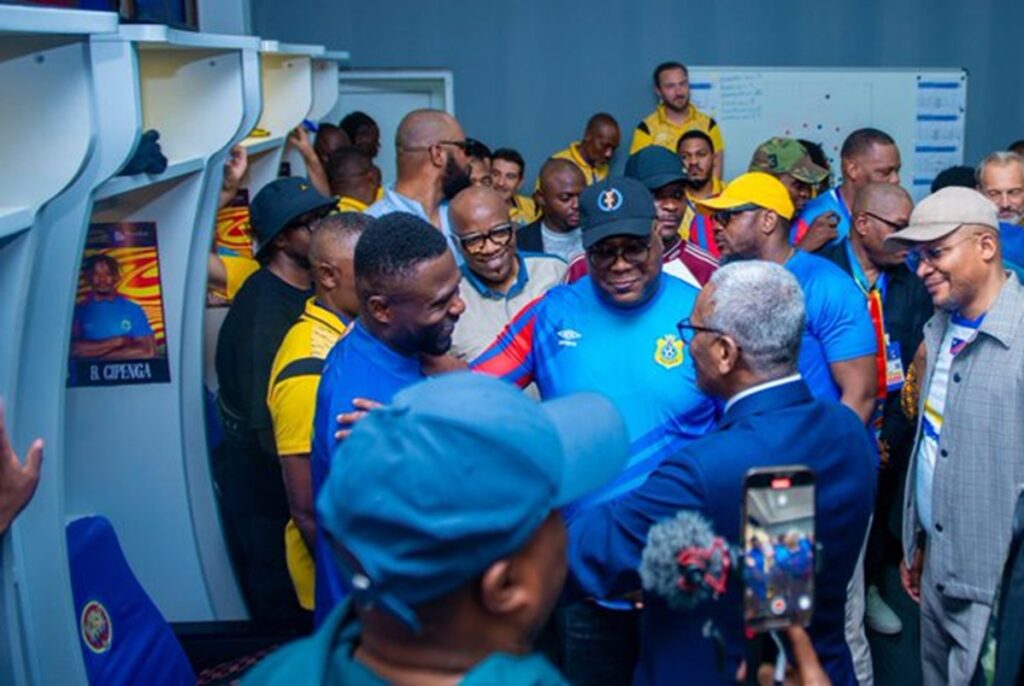 RD Congo Félix Tshisekedi félicite les Léopards pour leur victoire sur le Cameroun