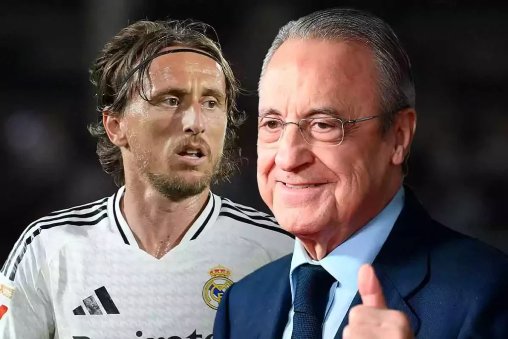 Florentino Pérez Luka Modrić Real Madrid