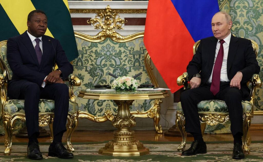Togo - Russie Faure Gnassingbé et Vladimir Poutine parlent du terrorisme et de l'éducation