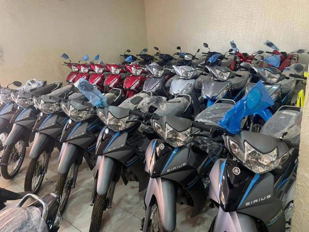 Burkina Faso vente aux enchères publiques de motos à Ouagadougou