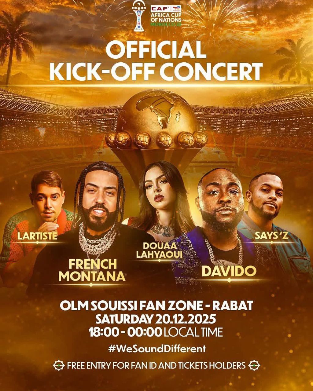 CAN-Maroc 2025 : sous la présidence de SAR le Prince Héritier Moulay El Hassan, une ouverture à la hauteur d’un rendez-vous continental historique 1 Image