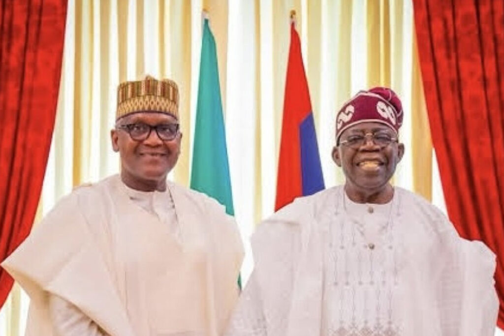 Bola Tinubu Aliko Dangote