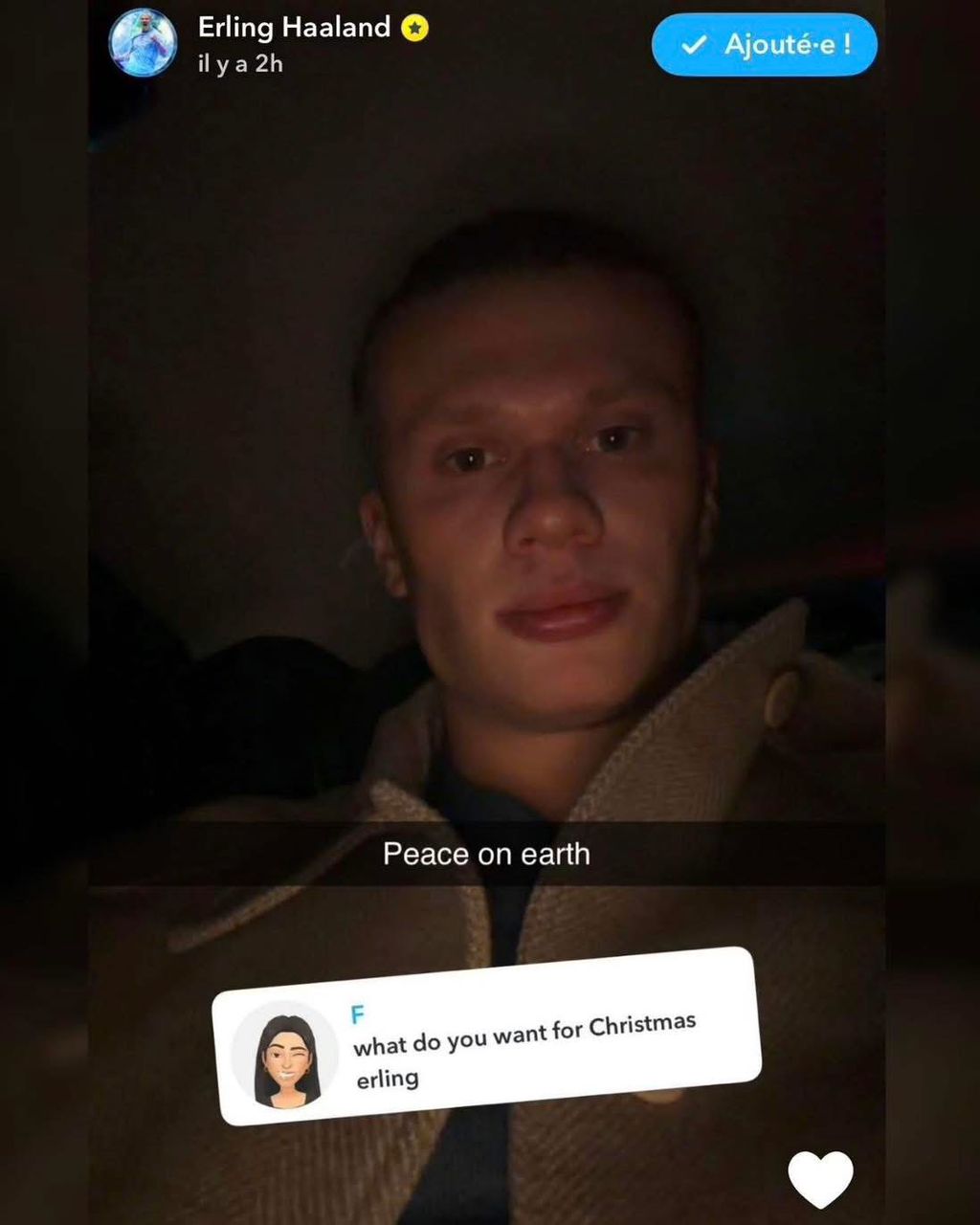 Erling Haaland Noël