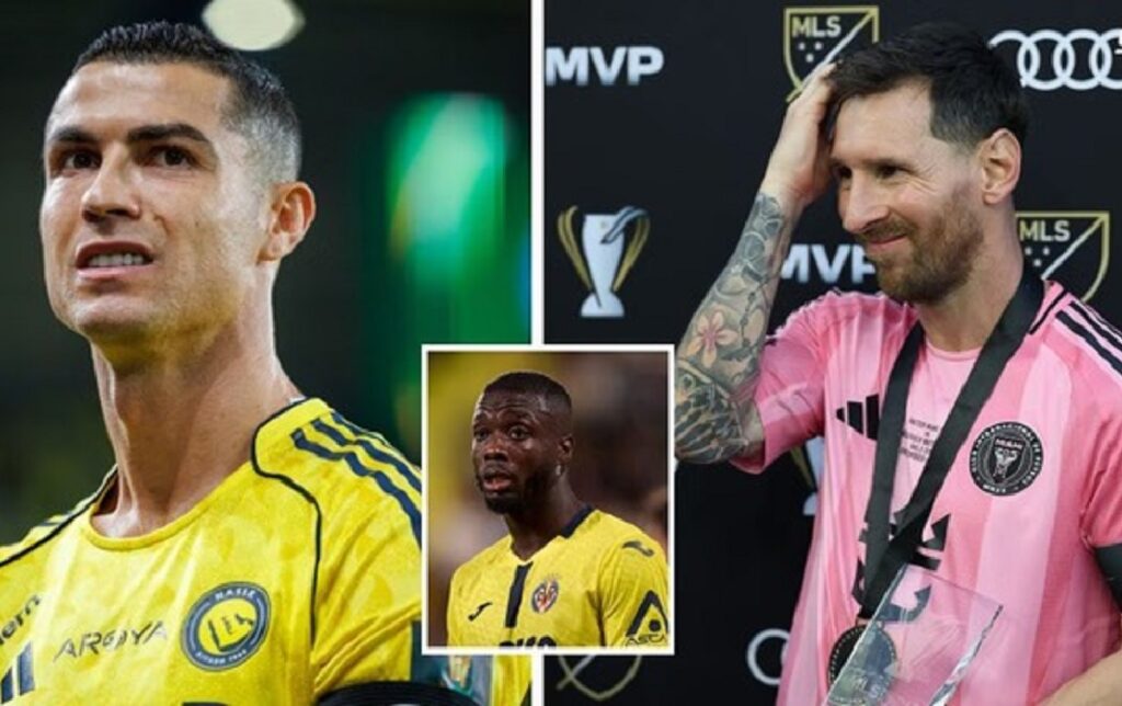 Nicolas Pépé Lionel Messi Cristiano Ronaldo