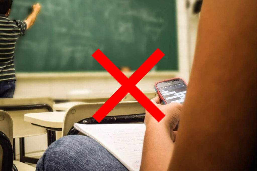 pas de téléphones à l'école