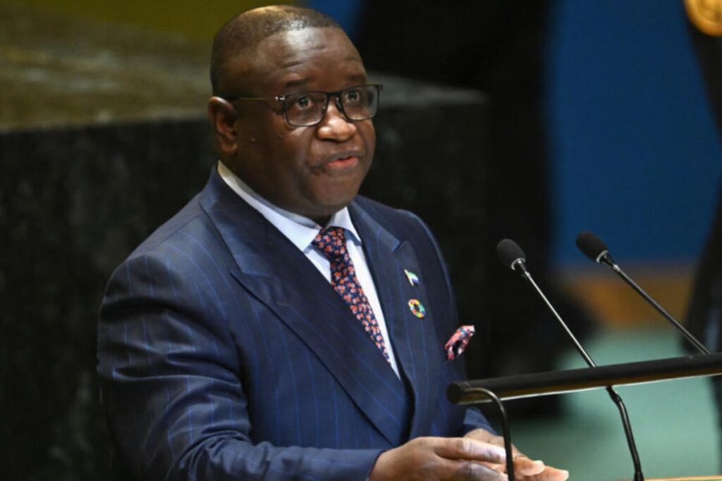 Sierra Leone président Julius Maada Bio