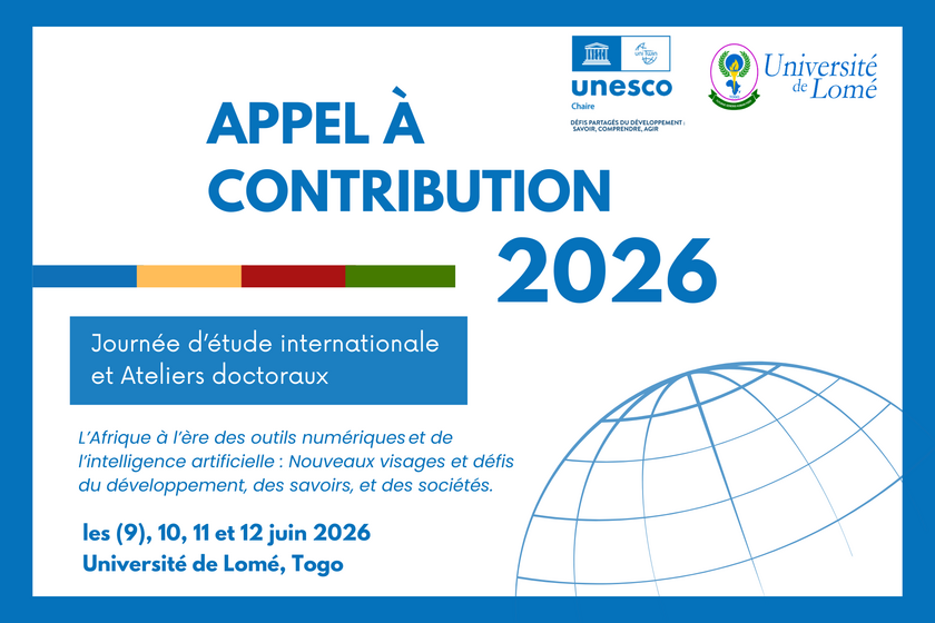 Appel à contribution pour la Journée d’étude internationale de la Chaire UNESCO