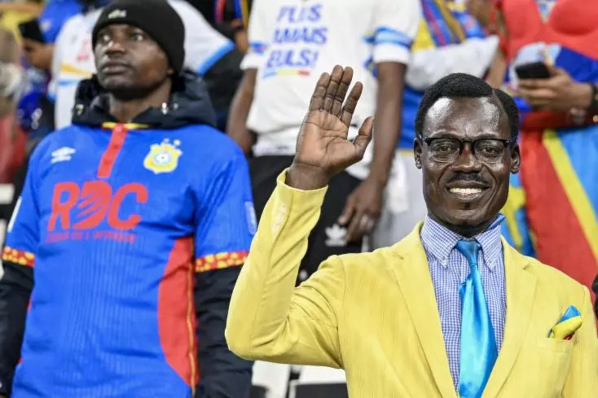 CAN-2025 : la statue vivante de Lumumba devenue icône des tribunes congolaises