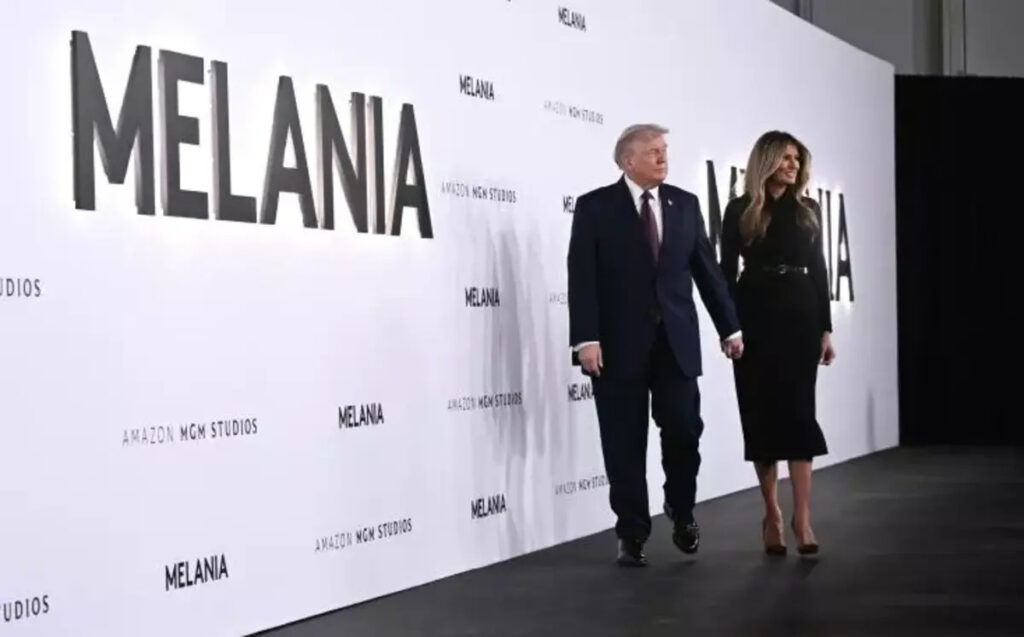 Donald et Melania Trump assistent à l'avant-première du documentaire Amazon consacré à la Première dame