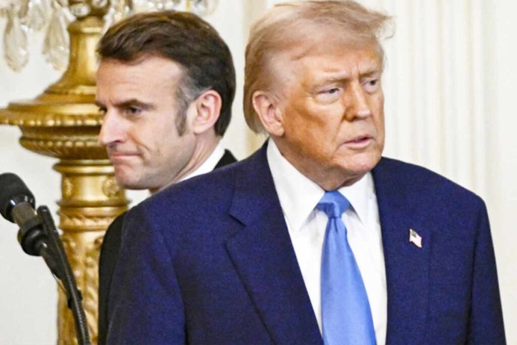 Emmanuel Macron Donald Trump