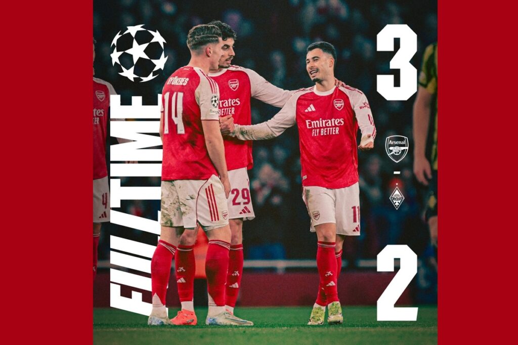 Ligue des champions Arsenal réussit le grand huit en battant Almaty 3-2