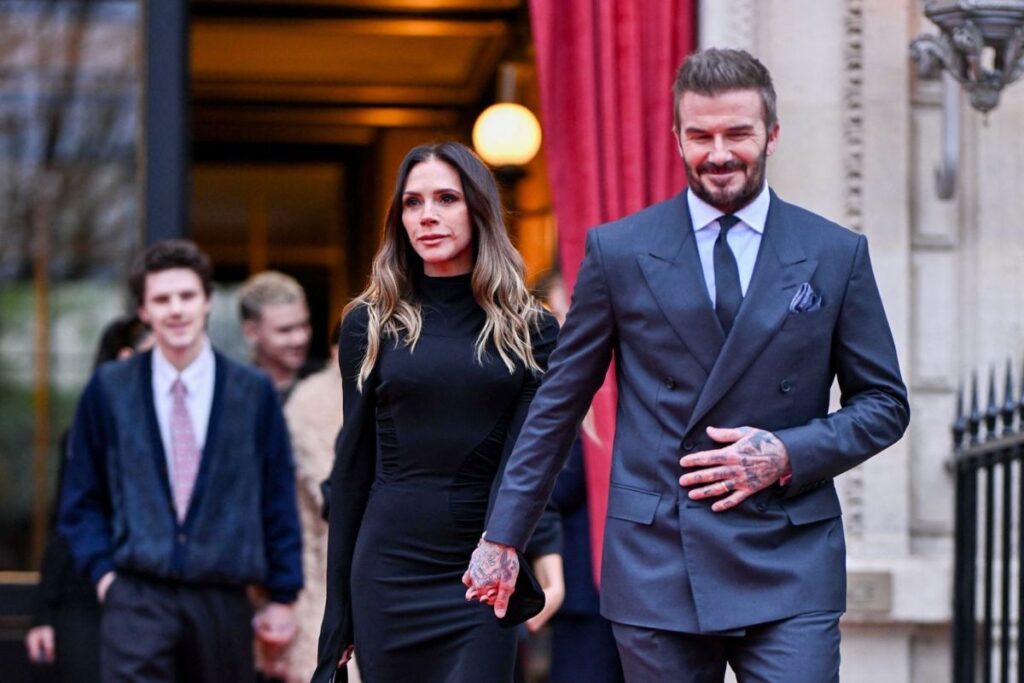 Victoria Beckham France officier
