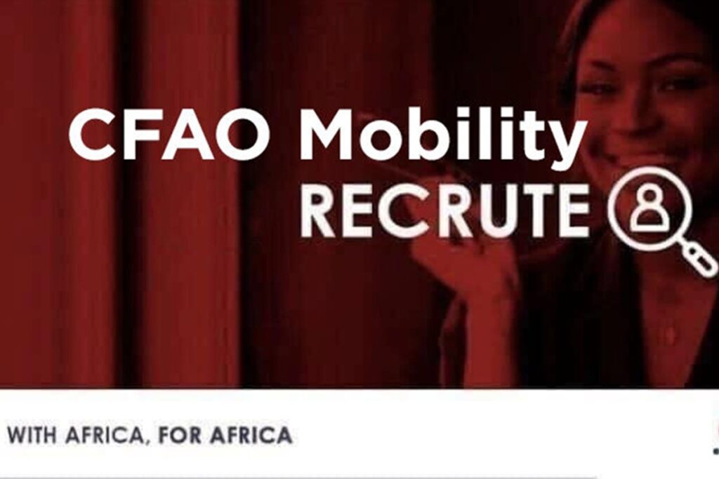 Recrutement chez CFAO Mobility 02 postes à pourvoir (11 février 2026)