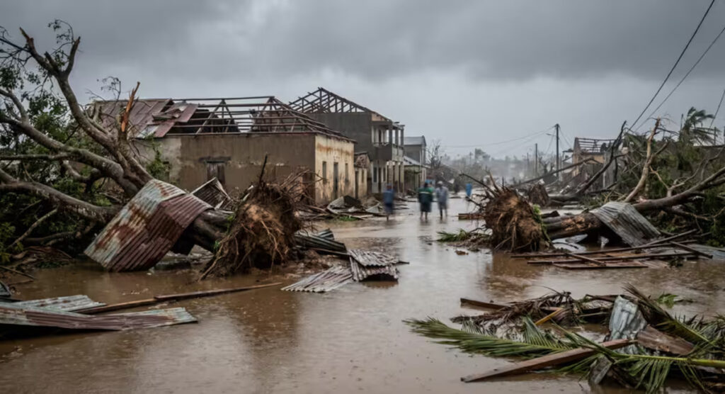 Un énorme cyclone ce pays africain, d’énormes dégâts constatés