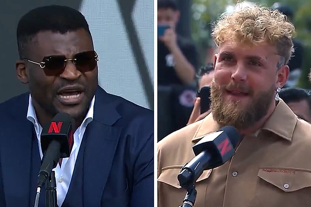 Francis Ngannou Jake Paul