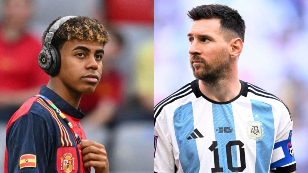 Lionel Messi Lamine Yamal