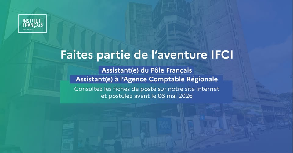Recrutement lancé à l'Institut Français (23 avril 2026)