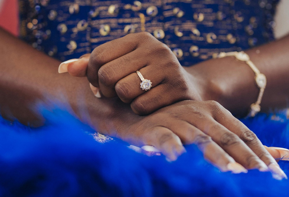 femme noire mariage