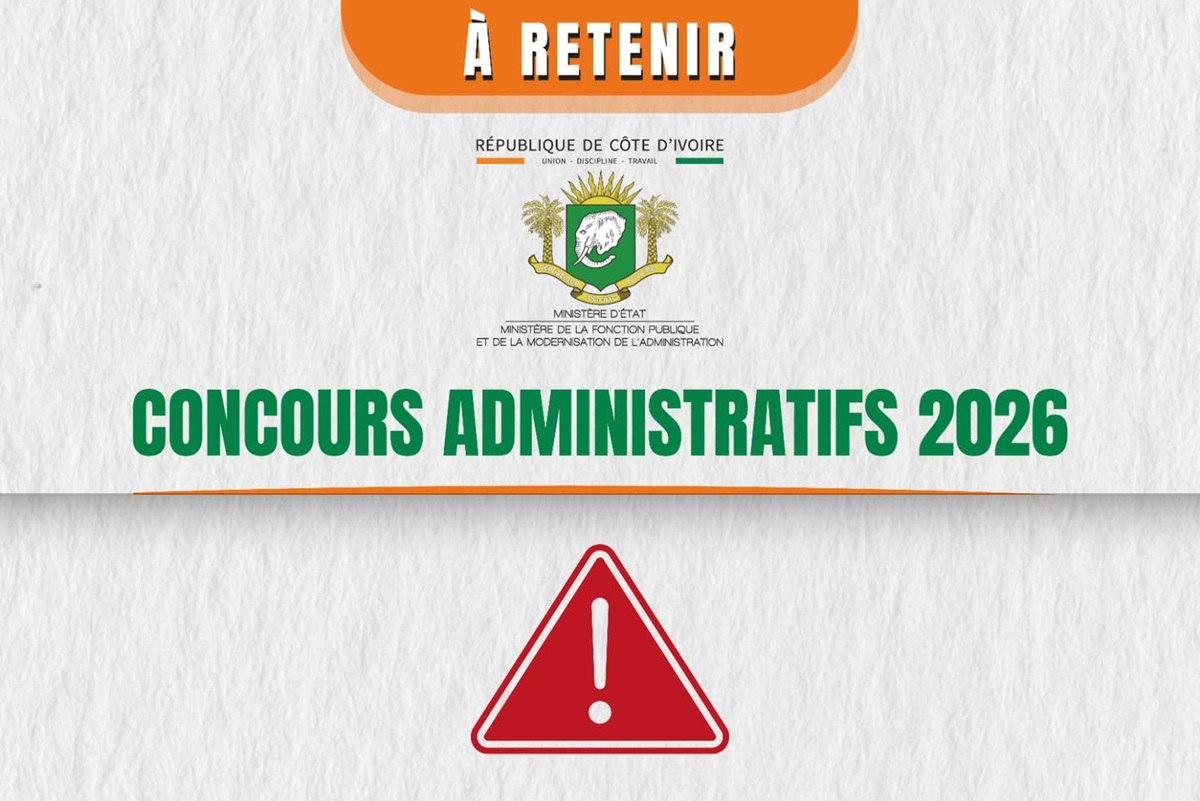 Côte d'Ivoire Concours administratifs 2026 mauvaise nouvelle pour ces candidats